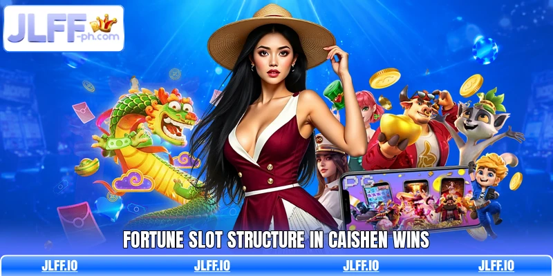 Fortune slot structure in Caishen Wins