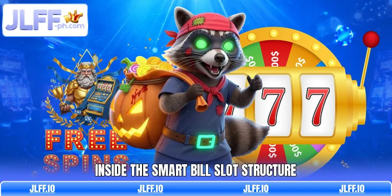 Inside the smart bill slot structure
