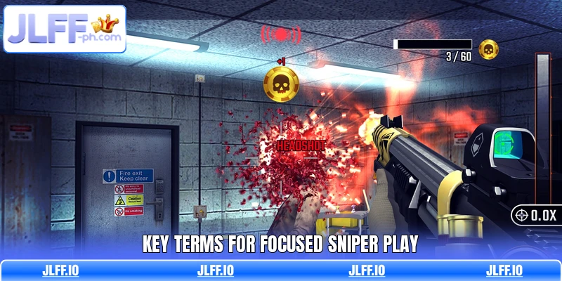 Key terms for focused sniper play