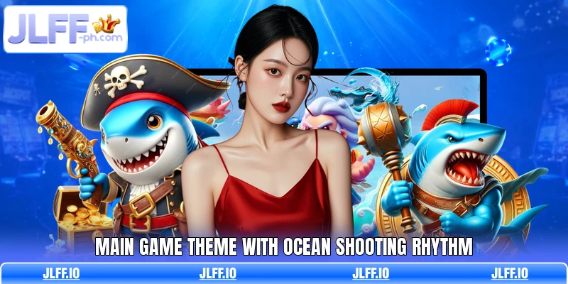 Main game theme with ocean shooting rhythm