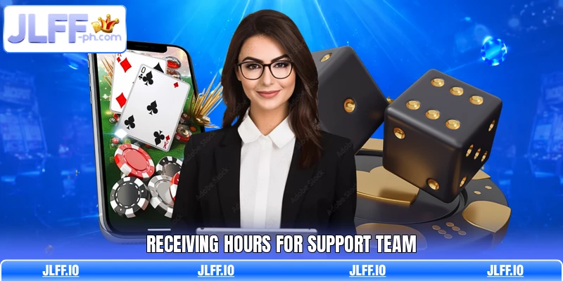 Receiving hours for support team