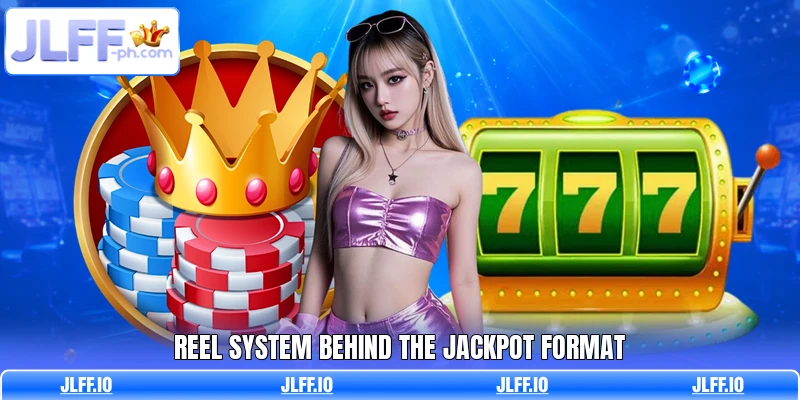 Reel system behind the jackpot format