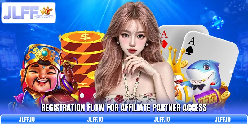 Registration flow for affiliate partner access