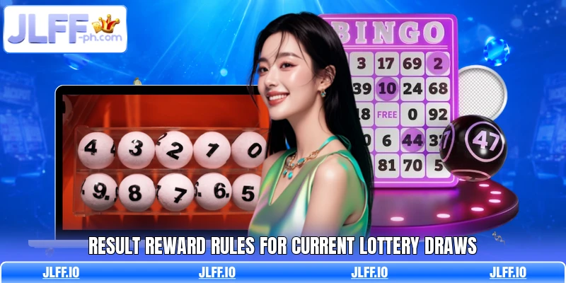 Result reward rules for current lottery draws