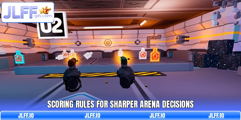Scoring rules for sharper arena decisions