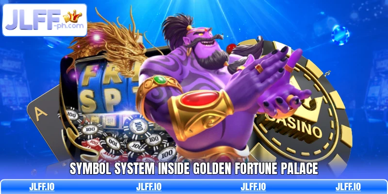 Symbol system inside Golden Fortune Palace