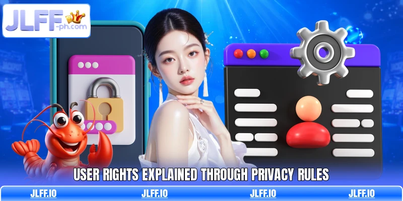 User rights explained through privacy rules